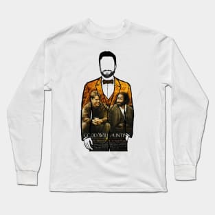 A portrait of Ben Affleck screenwriter behind Good Will Hunting Long Sleeve T-Shirt